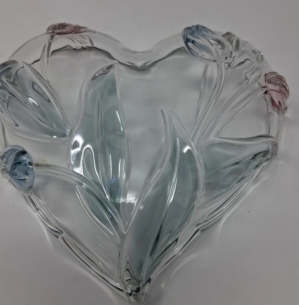 Vintage Walther Gras  Authentic Glass Serving Dish